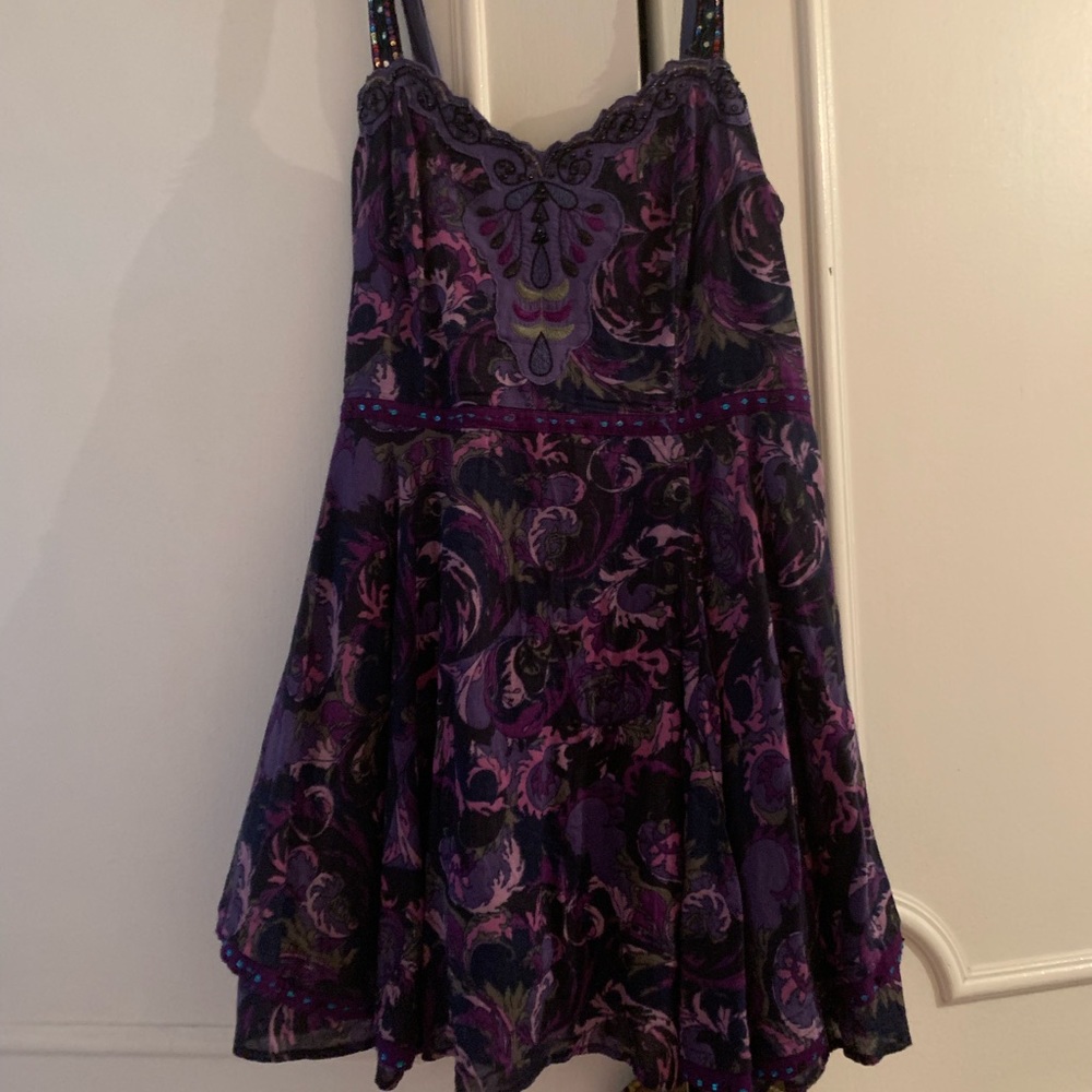 Free people purple sparkly dress